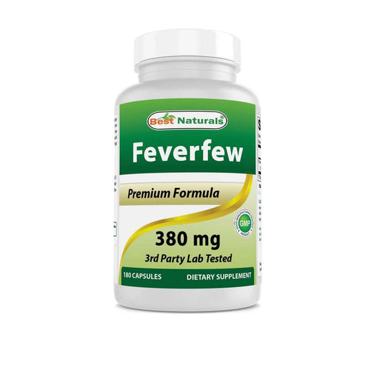 Best Naturals Feverfew 380 mg 180 Capsules
