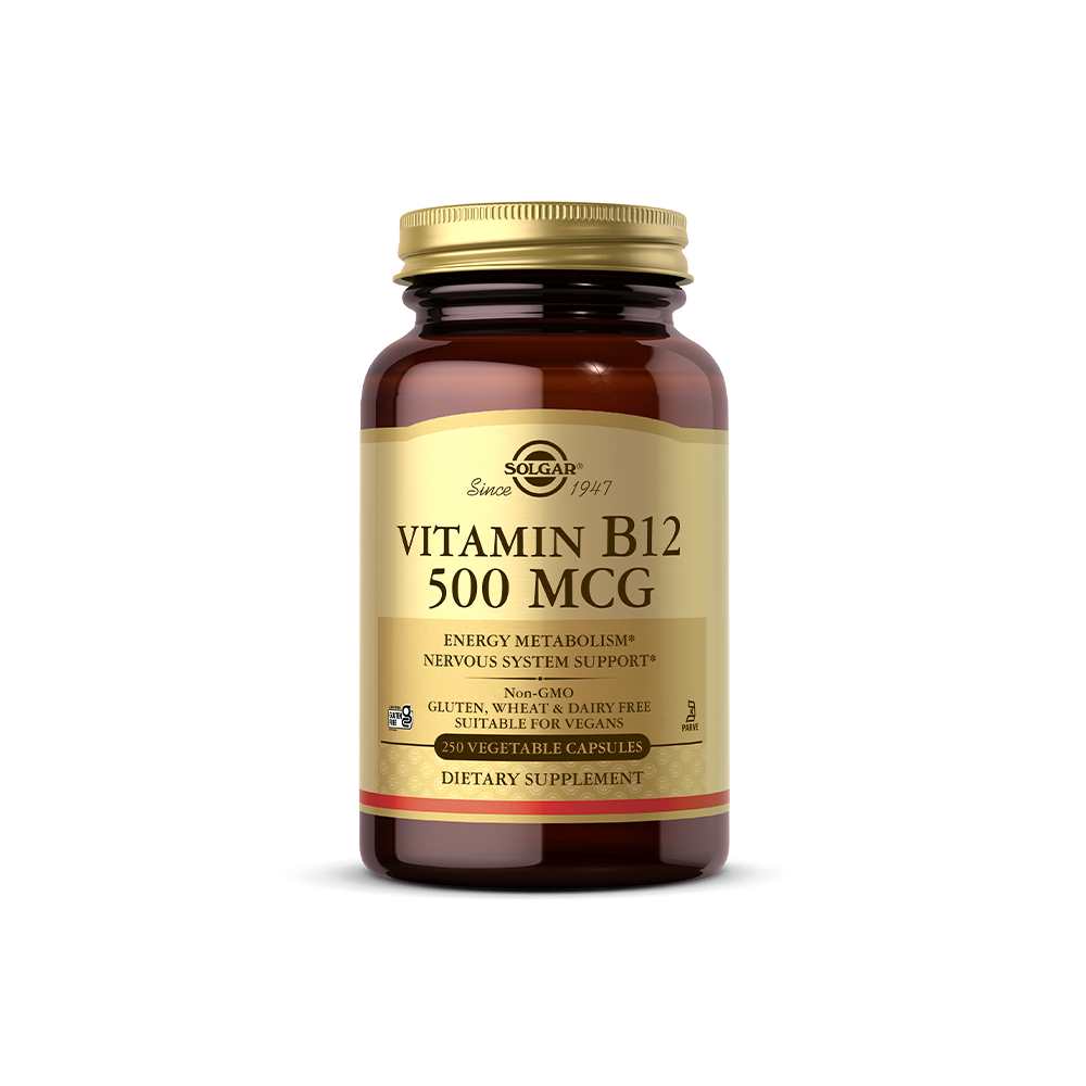 Solgar Vitamin B12 500 Mcg 100 Vegetable Capsules