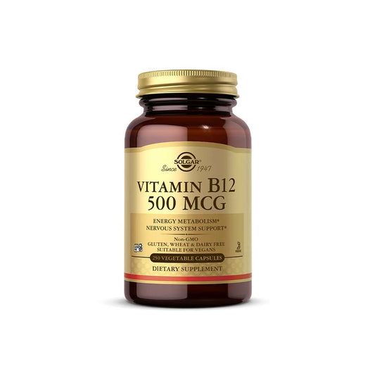 Solgar Vitamin B12 500 Mcg 100 Vegetable Capsules
