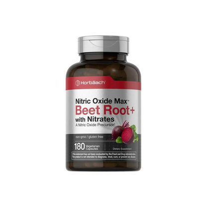 Horbäach nitric oxide max with beet root | 180 capsules