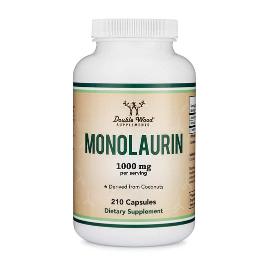Double Wood Monolaurin – 1000 Mg per Serving – 210 Capsules