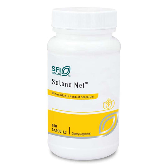 Klaire Labs Seleno Met – 100 Capsules | Bioavailable Selenium | SFI Health