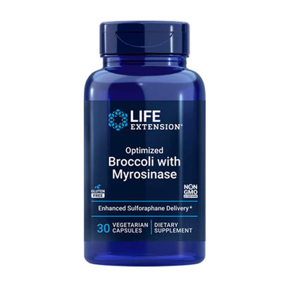 Life Extension Optimized Broccoli with Myrosinase 30 Vegetarian Capsules