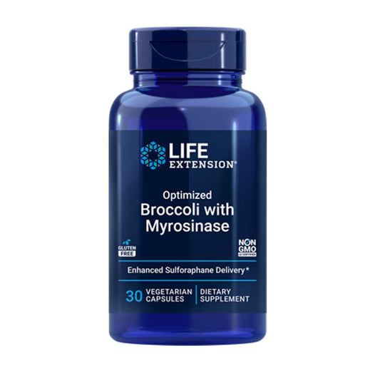 Life Extension Optimized Broccoli with Myrosinase 30 Vegetarian Capsules