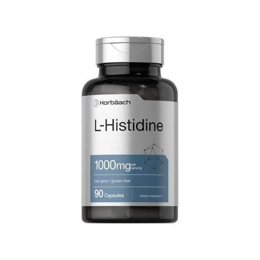 Horbäach L-Histidine 1000mg per Serving | 90 Capsules
