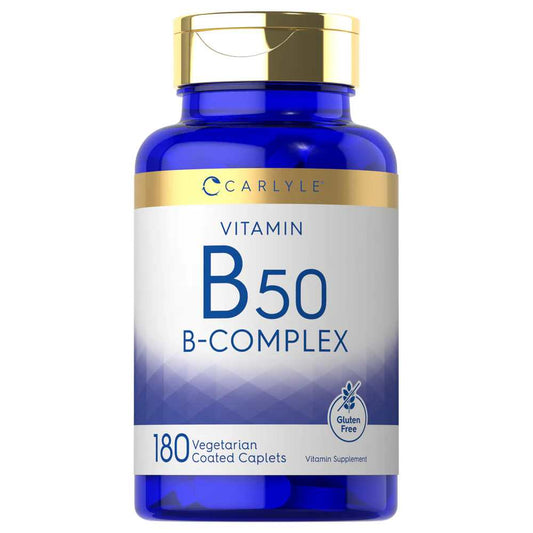 Carlyle Nutritionals Vitamin B-50 Complex | 180 Caplets