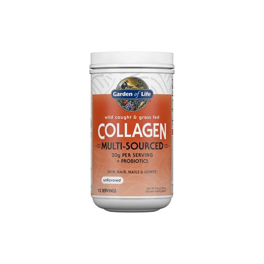 Garden of Life Wild Caught & Grass Fed Collagen Multi-Sourced - 9.52 Oz Powder