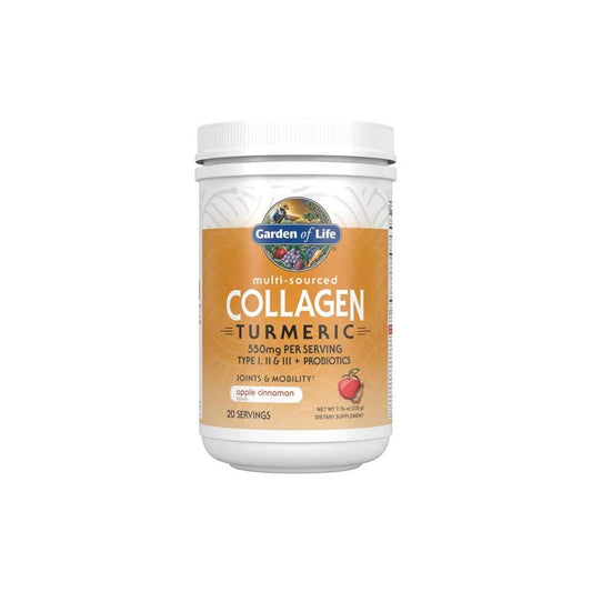 Garden of Life Multi-Sourced Collagen Turmeric 220g Powder