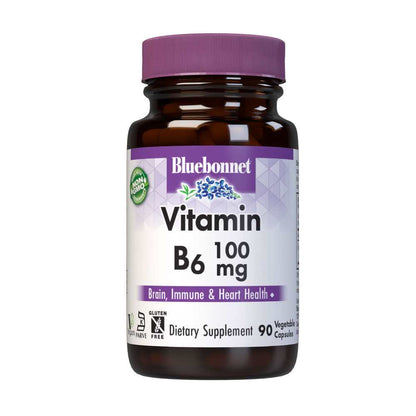 Bluebonnet Nutrition Vitamin B6 100 Mg 90 Caps