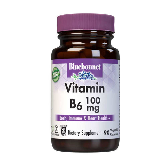 Bluebonnet Nutrition Vitamin B6 100 Mg 90 Caps