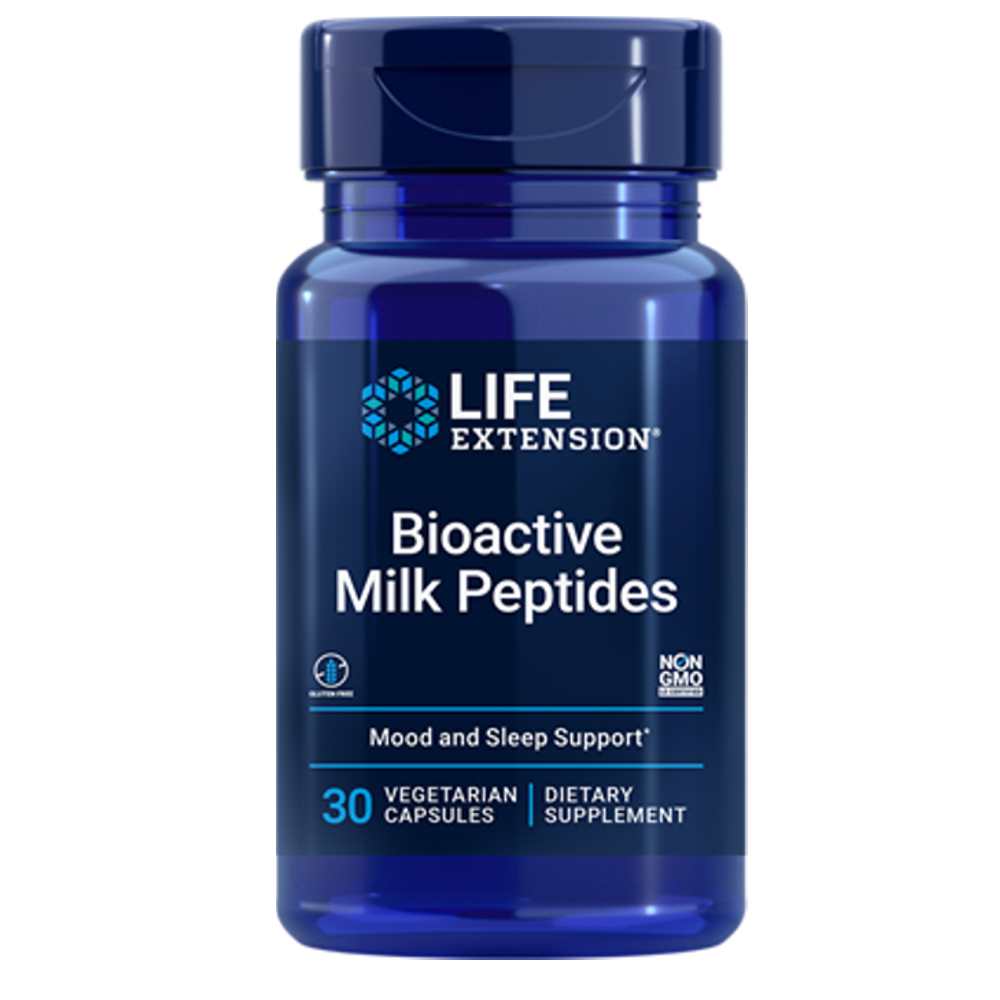 Life Extension Bioactive Milk Peptides – 30 Vegetarian Capsules