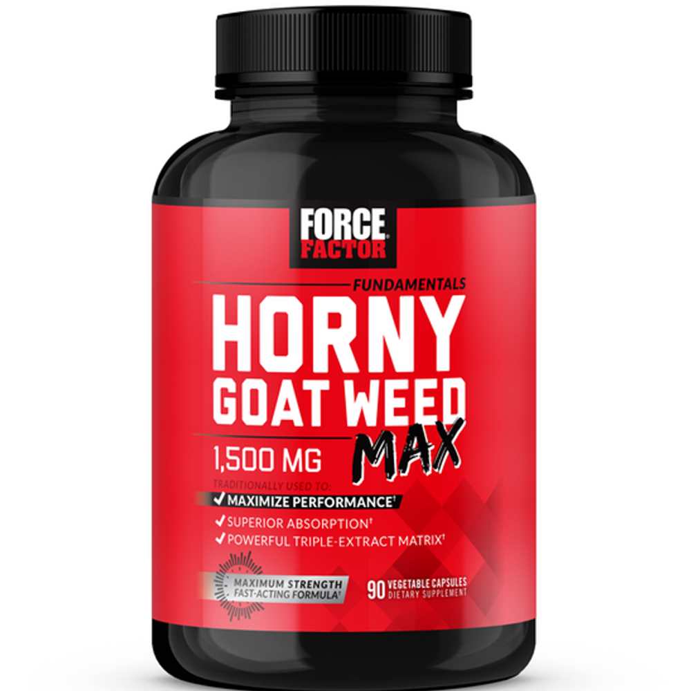 Force Factor Horny Goat Weed Max – 90 Capsules
