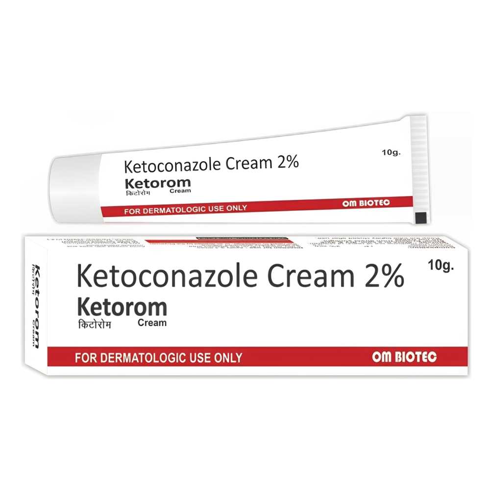 Ketorom Ketoconazole 2% Cream – Antifungal Treatment for Skin (10g) | Om Biotec