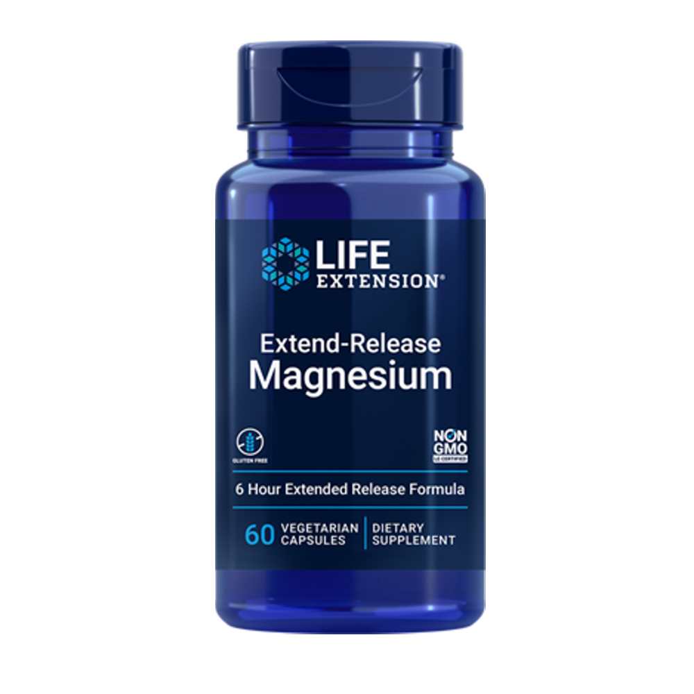 Life Extension Extend-Release Magnesium – 60 Vegetarian Capsule