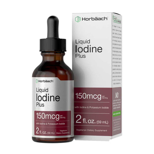 Horbäach Iodine Drops 150mcg | 2oz Liquid