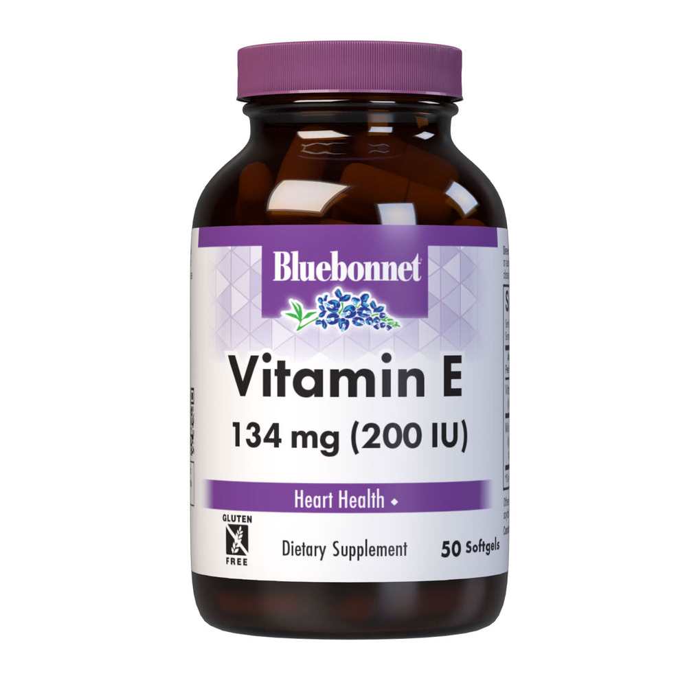 Bluebonnet Nutrition Vitamin E 134 Mg (200 Iu) 50 Softgels