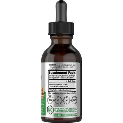 Horbäach Sarsaparilla Root Extract | 2oz Liquid