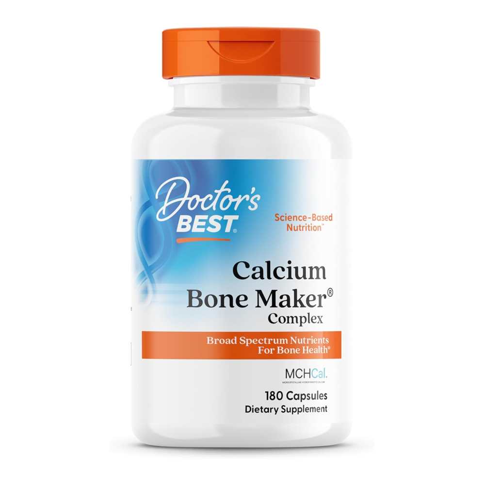 Doctor's Best Calcium Bone Maker Complex with Mch Cal, 180 Capsules