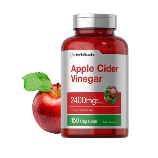 Horbäach Apple Cider Vinegar 2400mg per Serving | 150 Capsules