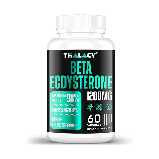 Thalacy Beta Ecdysterone Supplement 1200 Mg 60 Caps