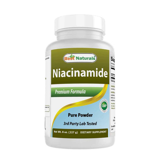 Best Naturals Niacinamide (Vitamin B3) Pure Powder 8 OZ