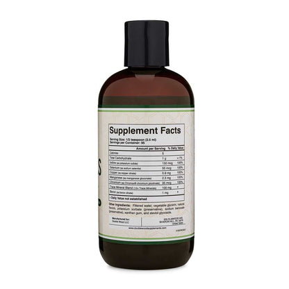 Double Wood Supplements – Trace Minerals Liquid | 100% Dv of 5 Core Minerals | 236 M L