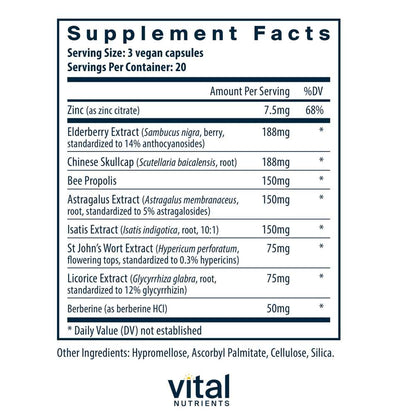 Vital Nutrients Vira Con 60 Caps