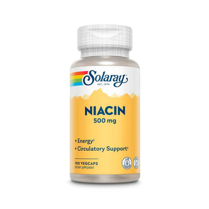 Solaray Niacin 500mg 100 Caps