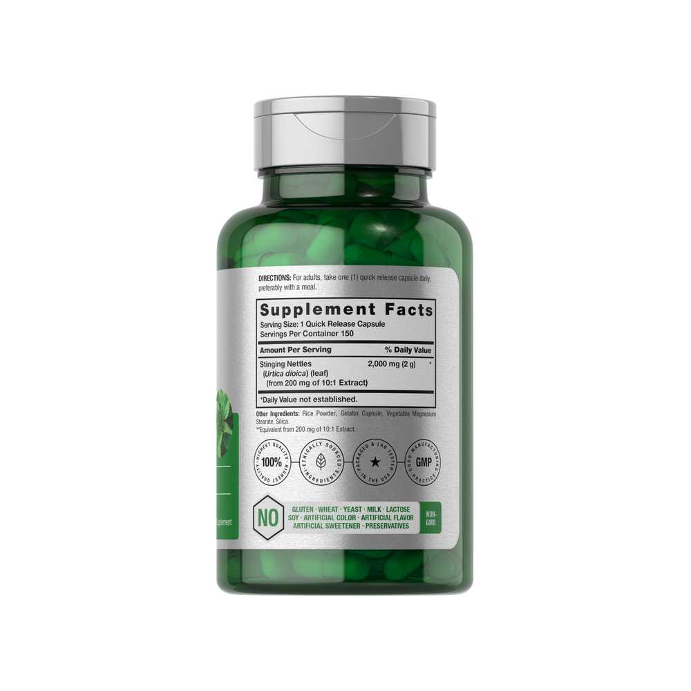 Horbäach Stinging Nettle 2000mg | 150 Capsules