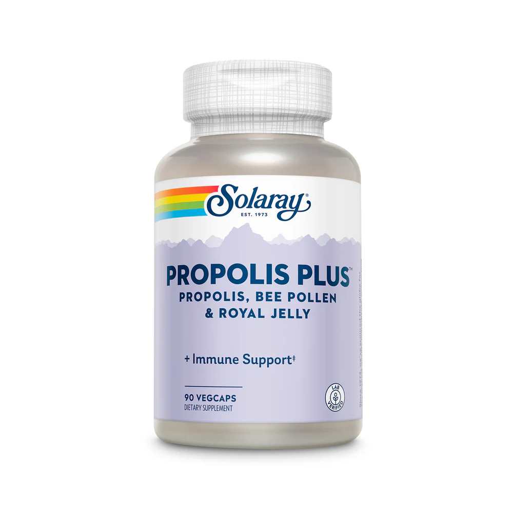 Solaray Propolis Plus, Immune System Support 90 Caps