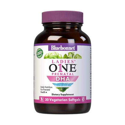 Bluebonnet Nutrition Ladies' One Prenatal Dha 30 Softgels
