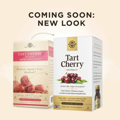 Solgar Tart Cherry 1000 Mg 90 Vegetable Capsules