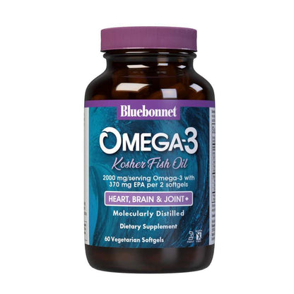 Bluebonnet Nutrition OMEGA-3 KOSHER FISH OIL 60 softgels