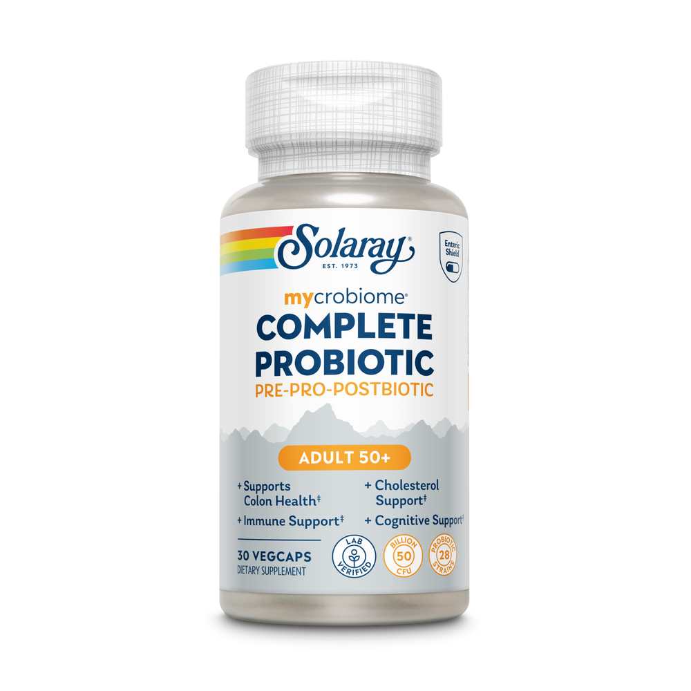 Solaray Mycrobiome Complete Probiotic Adult 50+ 30 Caps