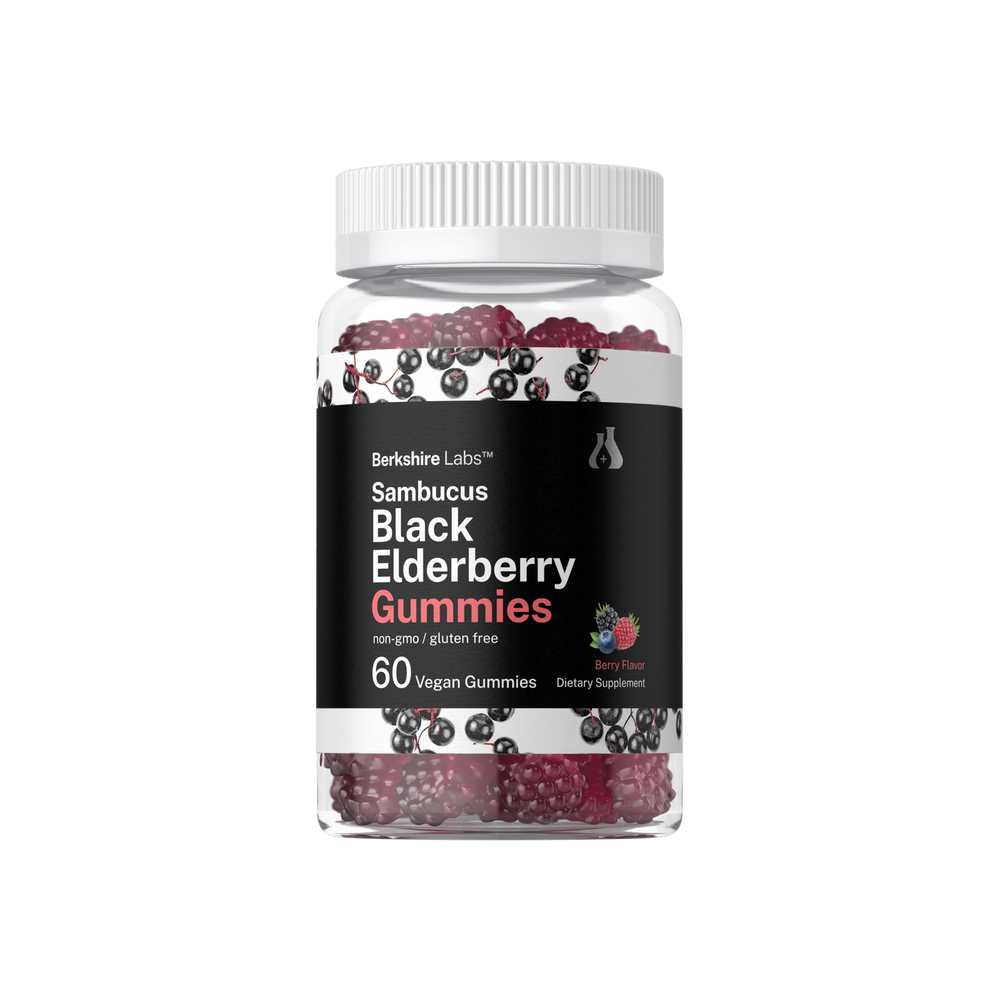 Horbäach Sambucus Black Elderberry | 60 Gummies