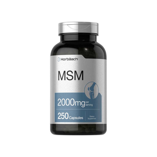 Horbäach Msm Supplement 2000mg per Serving | 250 Capsules