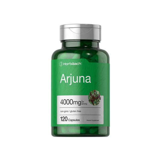 Horbäach Arjuna Extract 4000mg per Serving | 120 Capsules
