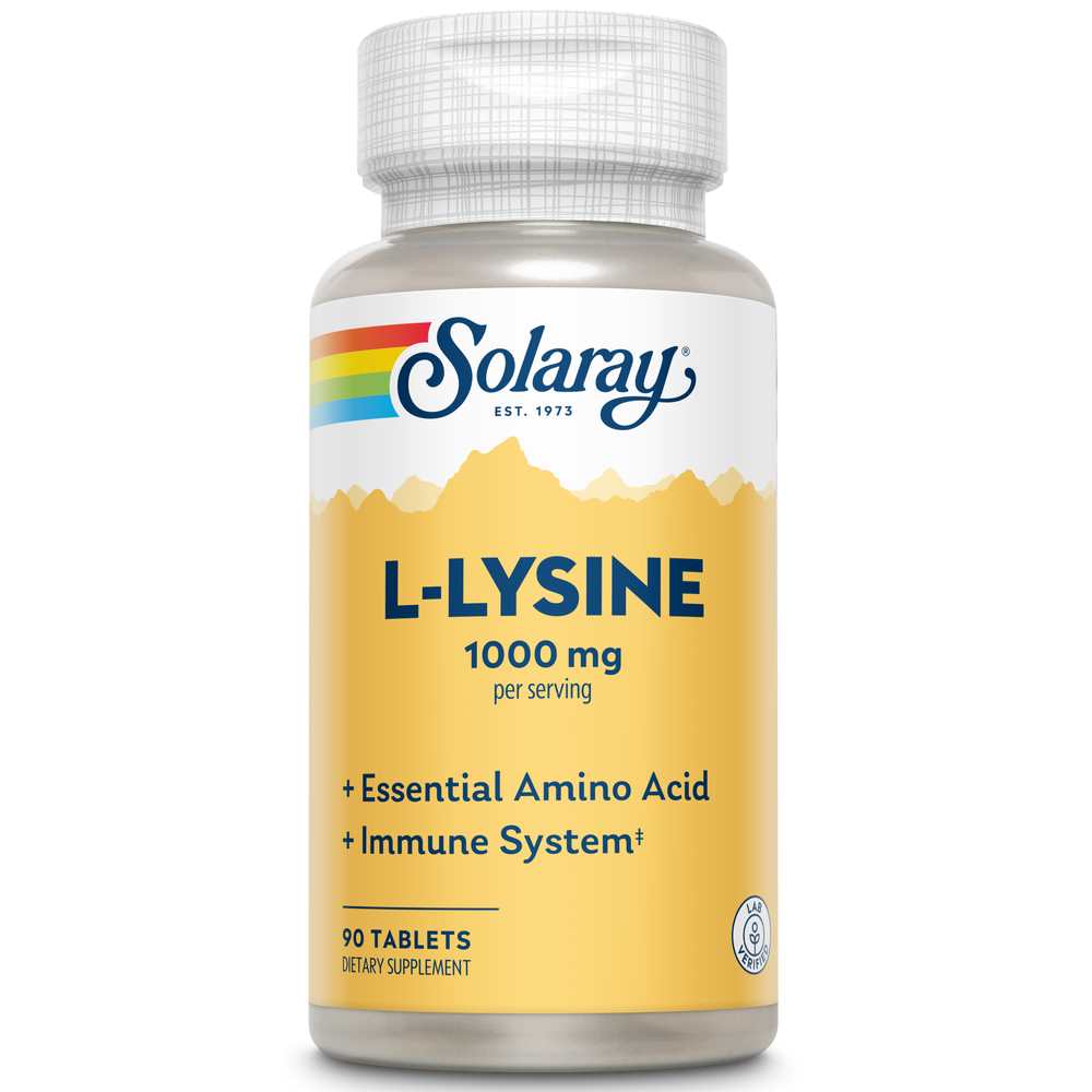 Solaray L-Lysine 1000mg 90 Tabs