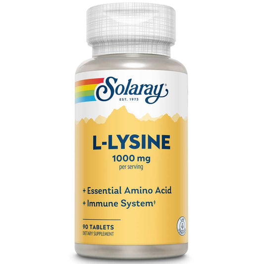 Solaray L-Lysine 1000mg 90 Tabs