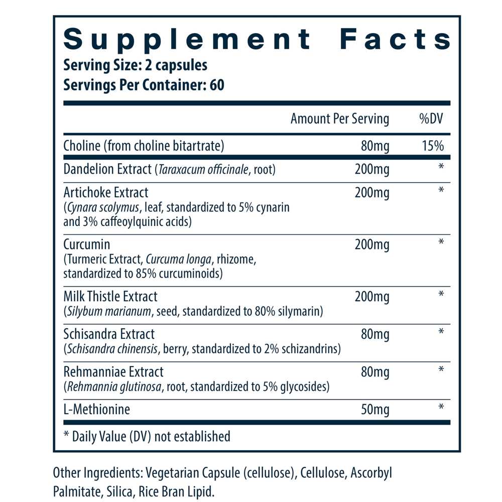 Vital Nutrients Liver Support 60 Caps