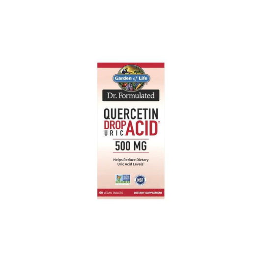 Garden of Life Dr. Formulated Quercetin Drop Uric Acid† - 60ct Tablets
