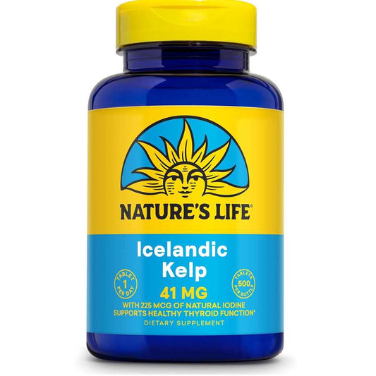 Nature’s Life Icelandic Kelp with Natural Iodine – Thyroid Support