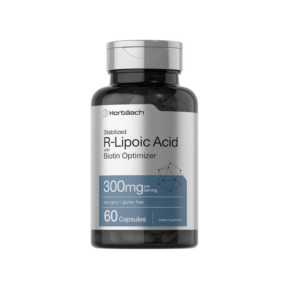 Horbäach R-Lipoic Acid 300mg Stabilized | 60 Capsules