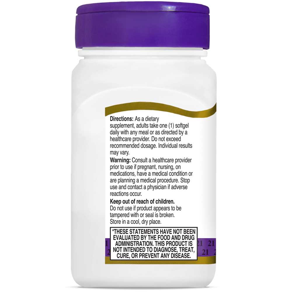 21st Century Co Q-10 100 Mg Liquid Filled 90 Rapid Release Softgels