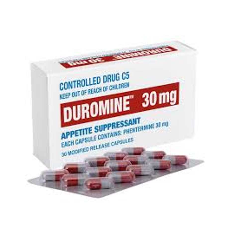 Phentermine Duromine 30mg 30 Capsules