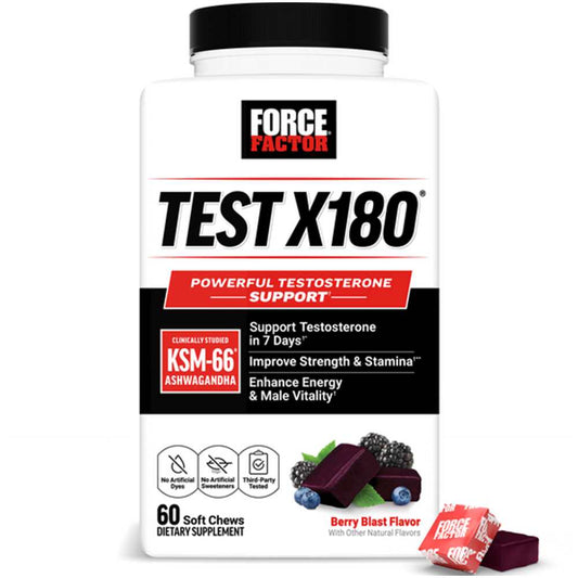 Force Factor Test X180 – 60 Soft Chews