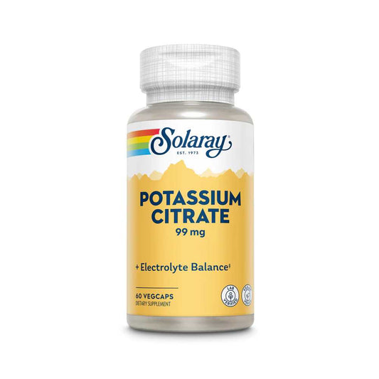 Solaray Biocitrate Potassium 99mg 60 Caps
