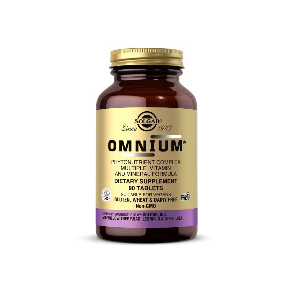 Solgar Omnium® Phytonutrient Complex Multiple Vitamin & Mineral Formula 90 Tablets
