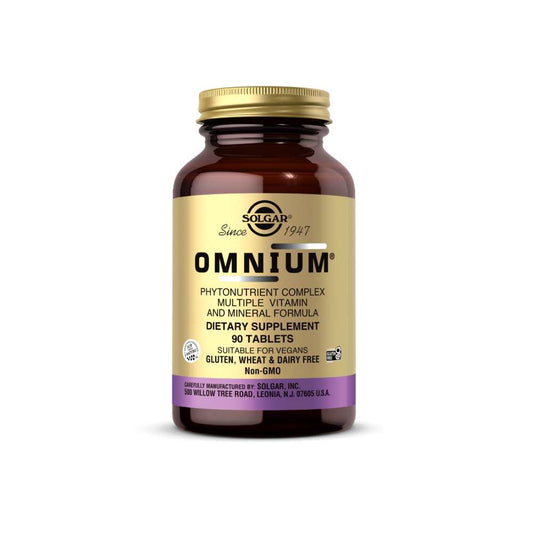 Solgar Omnium® Phytonutrient Complex Multiple Vitamin & Mineral Formula 90 Tablets