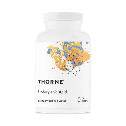 Thorne Undecylenic Acid – 250 Gelcaps for Skin & Immune Health